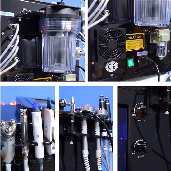 12 in 1 美容 Hidrafacial Care Hydra Dermabrasion Hydrofaci 多機能アクアフェイシャル クリーニング ハイドロ マイクロダーマブレーション マシン